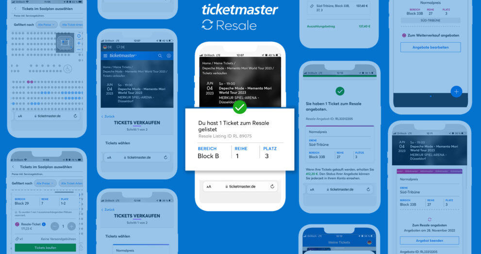 Ticketmaster Tickets verkaufen